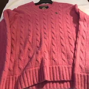 New mens Abercrombie vneck sweater size xl